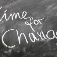 Time for change image