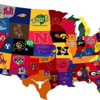 US map of colleges