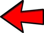 Left pointing red arrow image